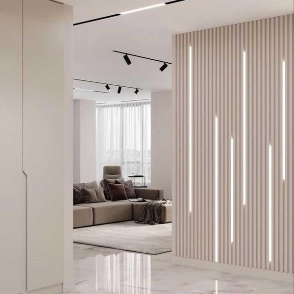 パインリブ材 ホワイト